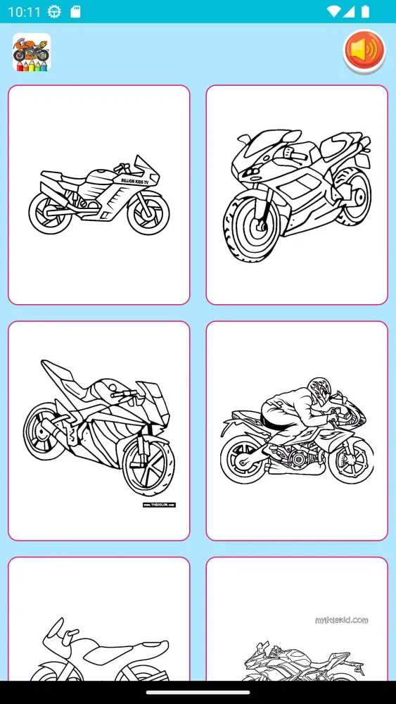 ninja motorbike coloring應用截圖