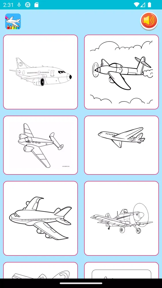 Скриншоты airplane cartoon coloring