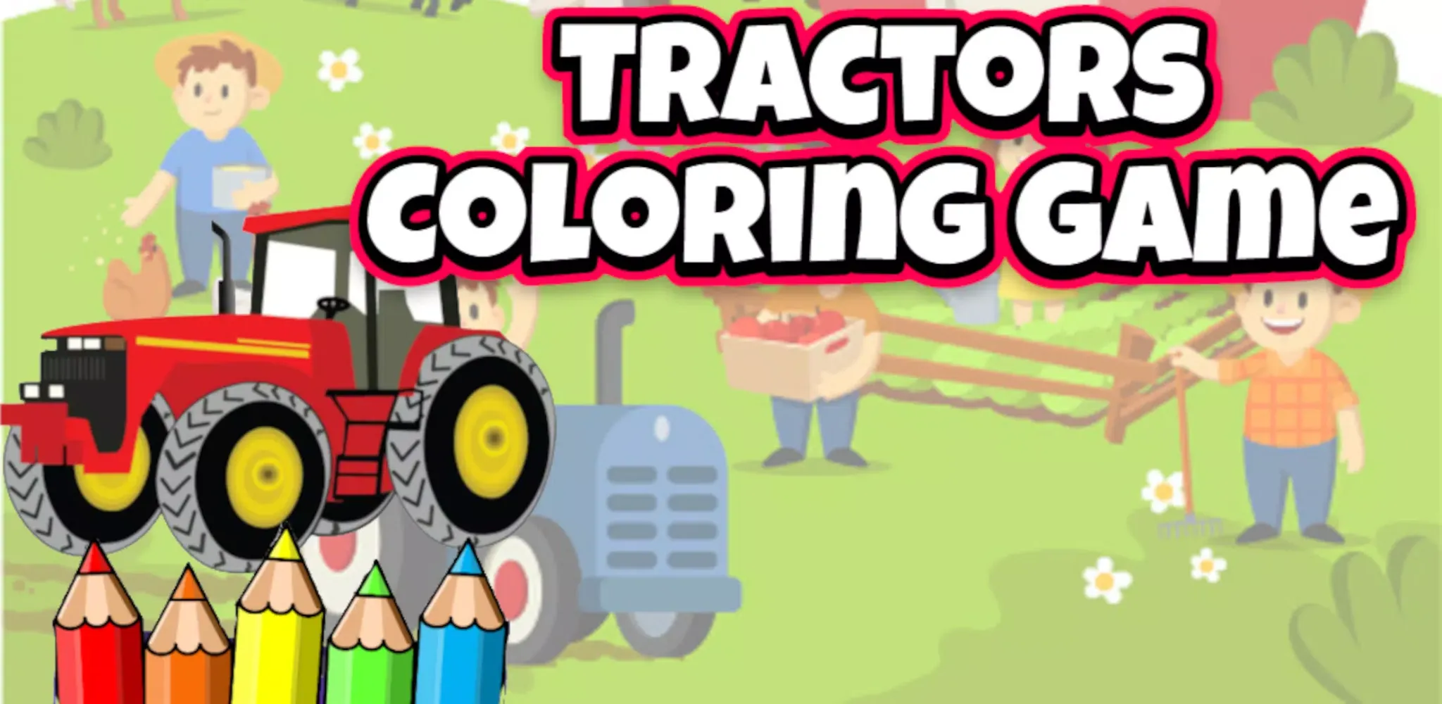 Screenshot di tractor coloring page