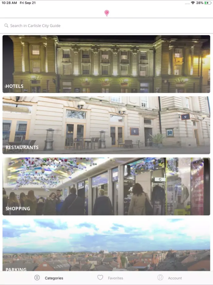 تصاویر Carlisle City Guide iPad 