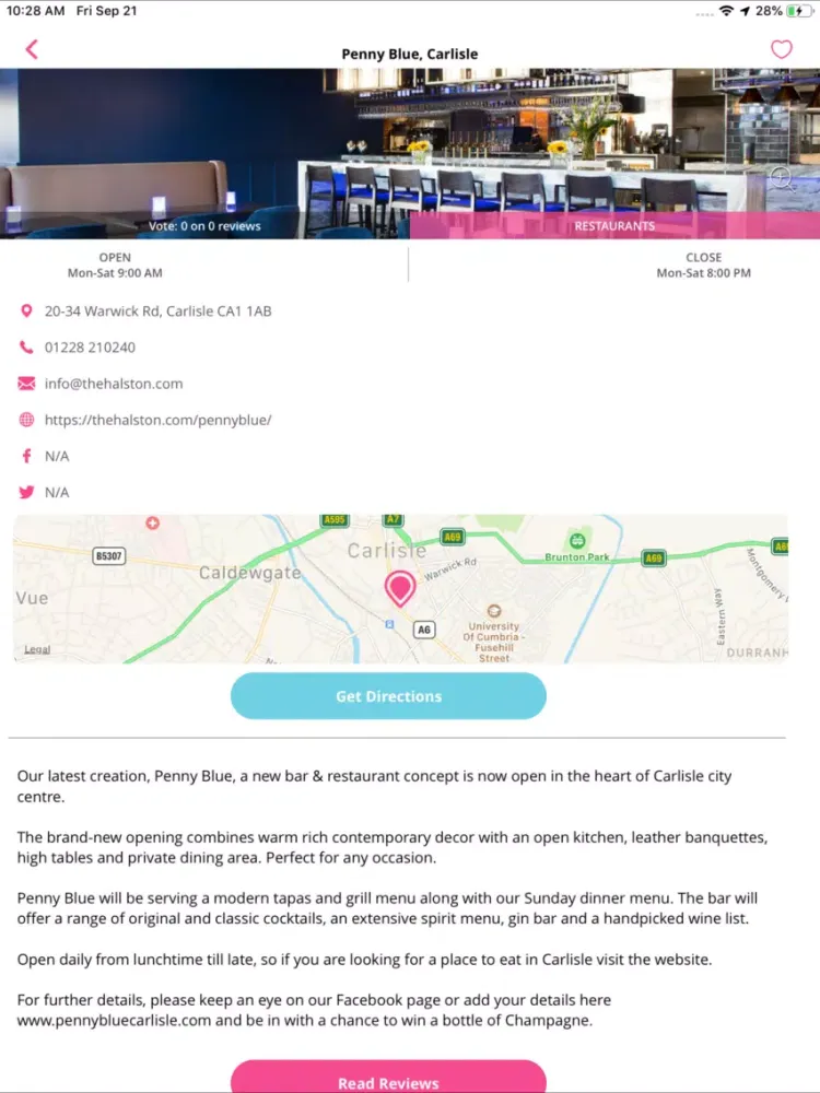 تصاویر Carlisle City Guide iPad 