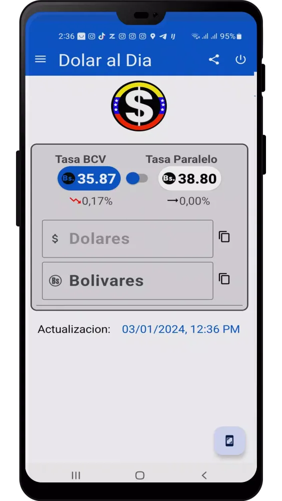 Dolar al Dia Venezuela Screenshots