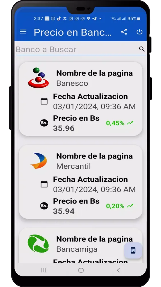 Dolar al Dia Venezuela Screenshots