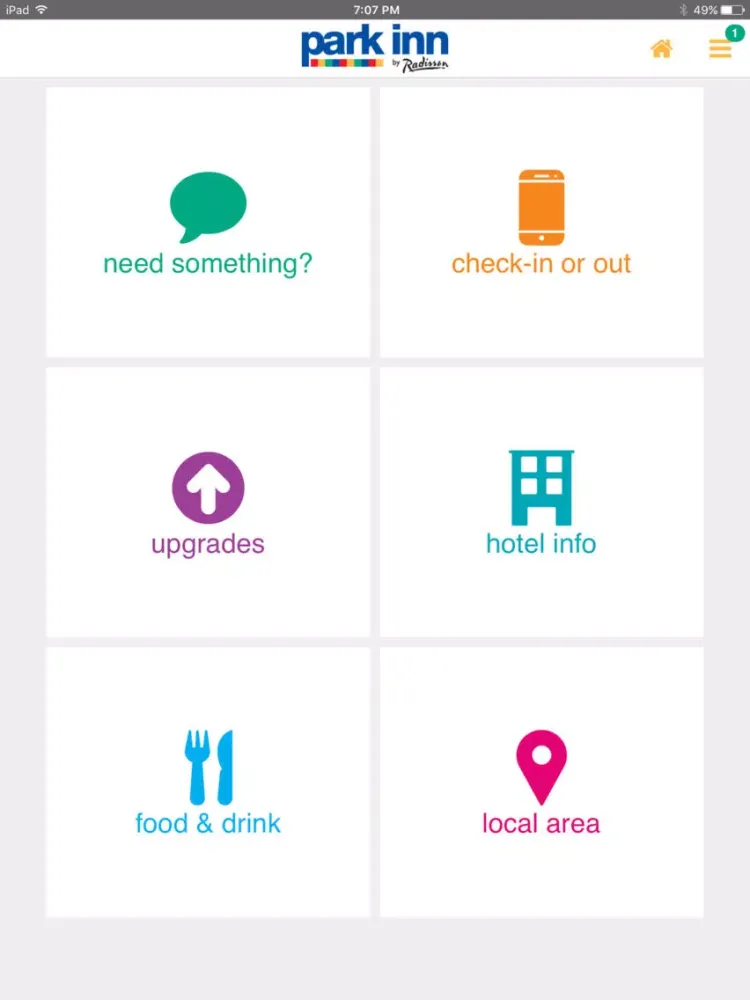 Screenshot di Park Inn by Radisson iPad 
