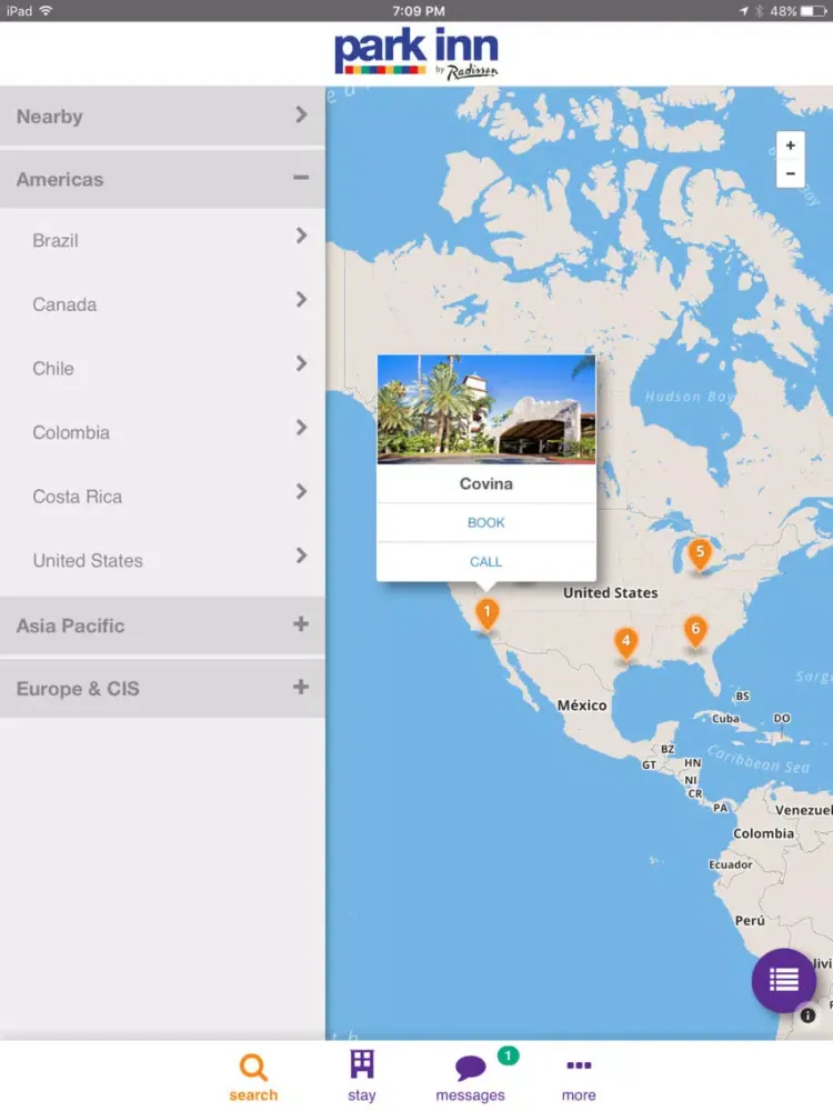 Screenshot di Park Inn by Radisson iPad 