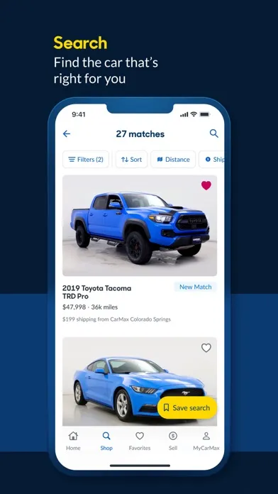 CarMax: Used Cars for Sale سکرین شاٹس