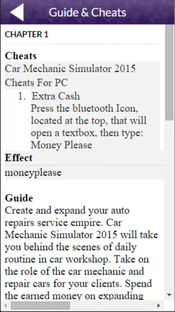 صور Great App for Car Mechanic Simulator 2015 version