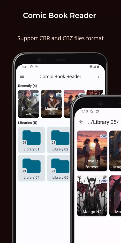 Ảnh chụp màn hình của Comic Book Reader