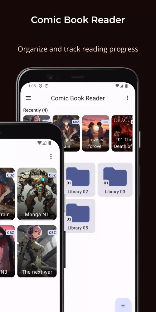 Ảnh chụp màn hình của Comic Book Reader