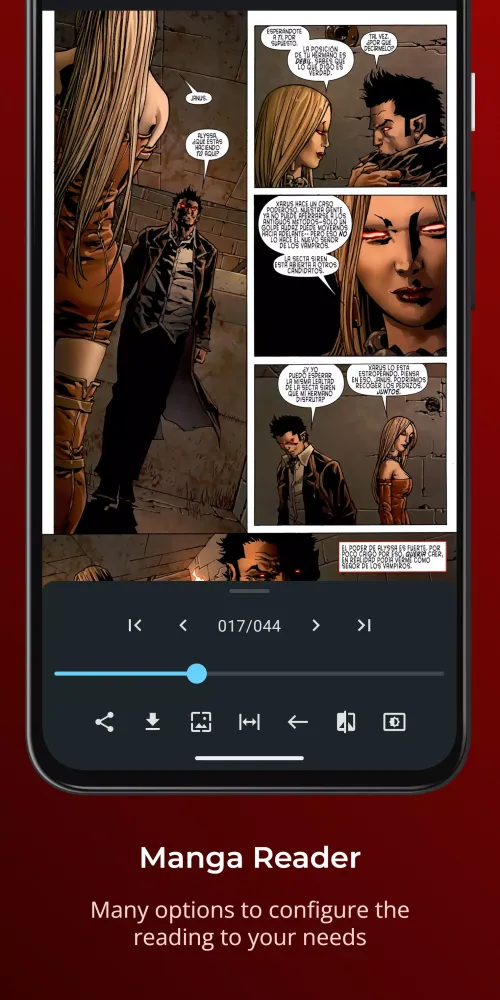 Ảnh chụp màn hình của Comic Book Reader