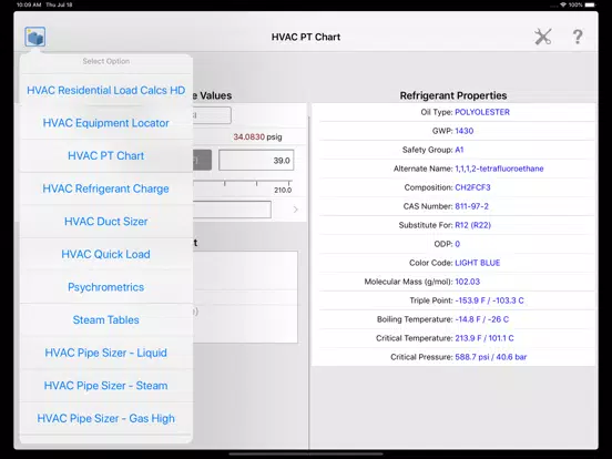 Tangkapan layar NATE Toolkit+ iPad 