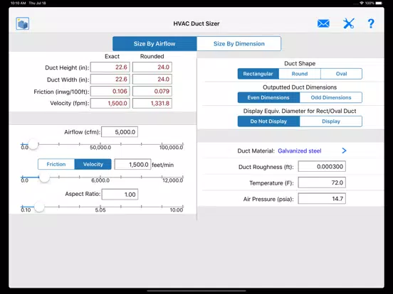 Tangkapan layar NATE Toolkit+ iPad 