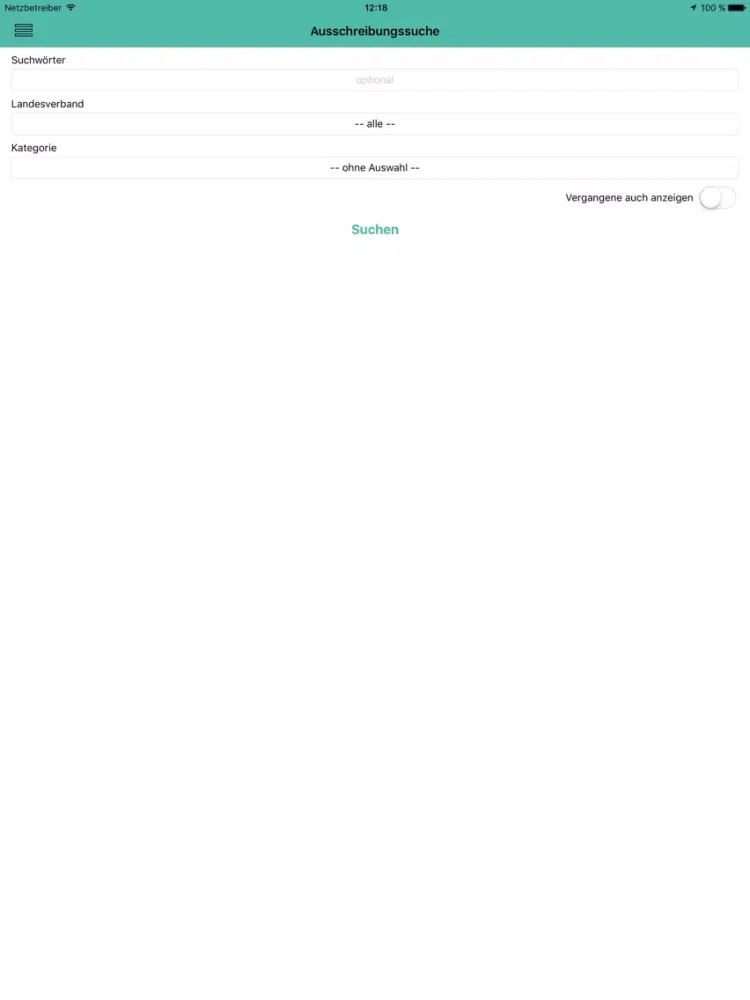 Leichtathletik Veranstaltungen iPad  Screenshots
