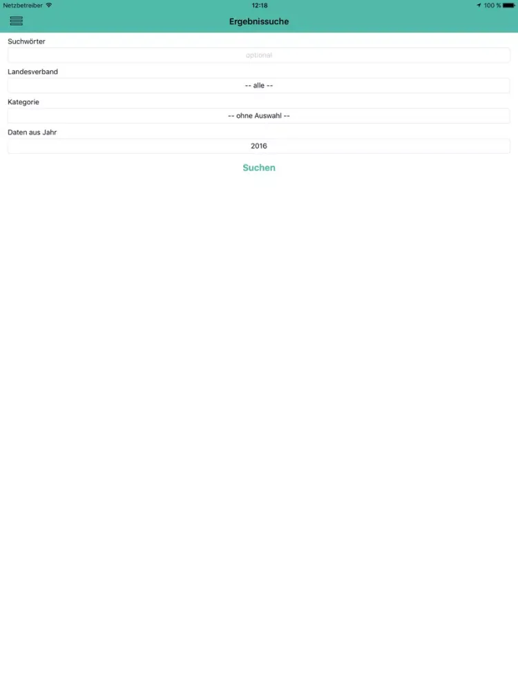 Leichtathletik Veranstaltungen iPad  Screenshots