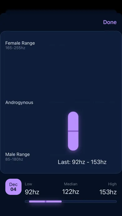 Voice Pitch Analyzer Screenshots