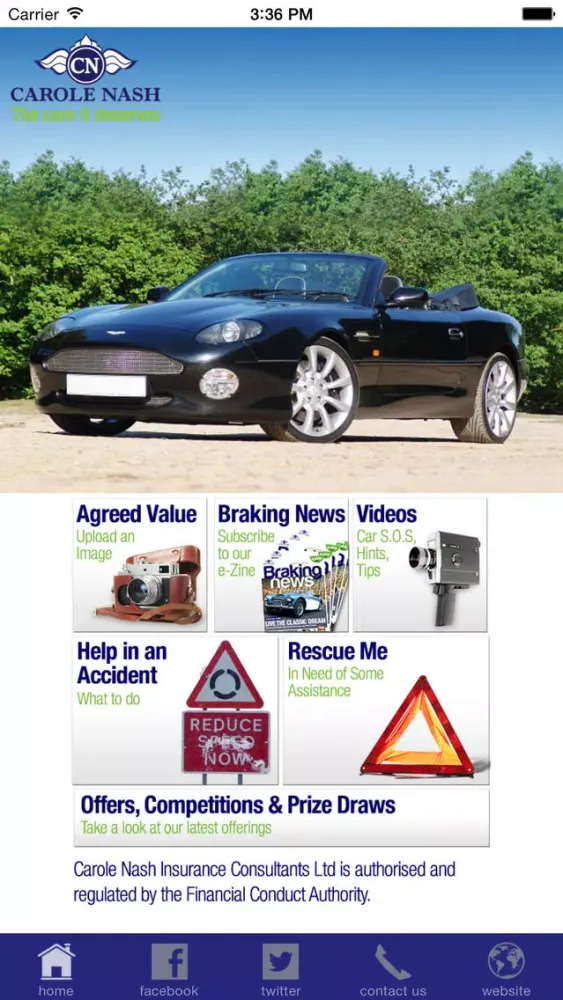 Ảnh chụp màn hình của Carole Nash Pride & Joy – For Classic Car Enthusiasts