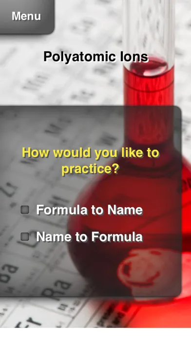 Chemistry Formula Practice Free スクリーンショット