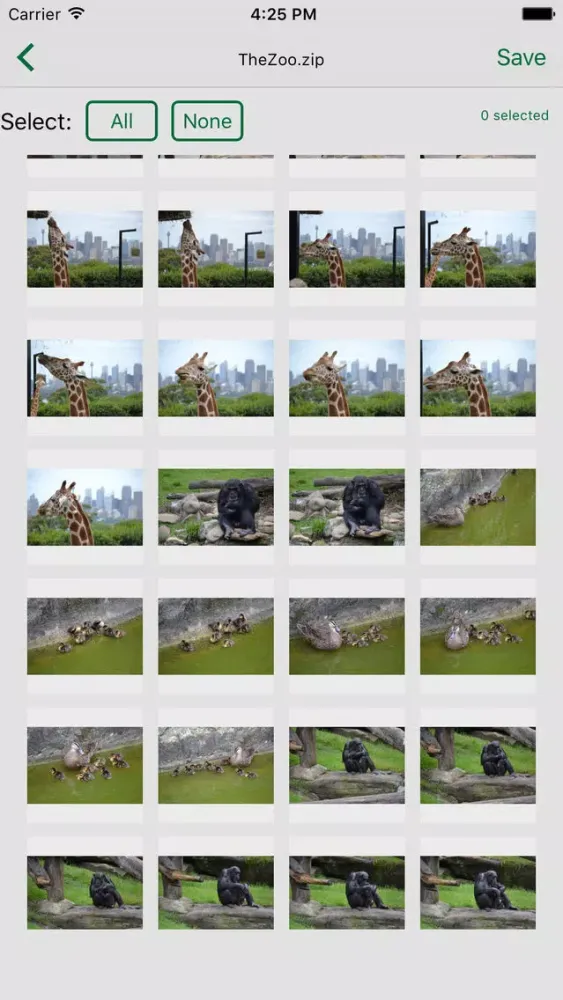 Photo Unzipper Screenshots