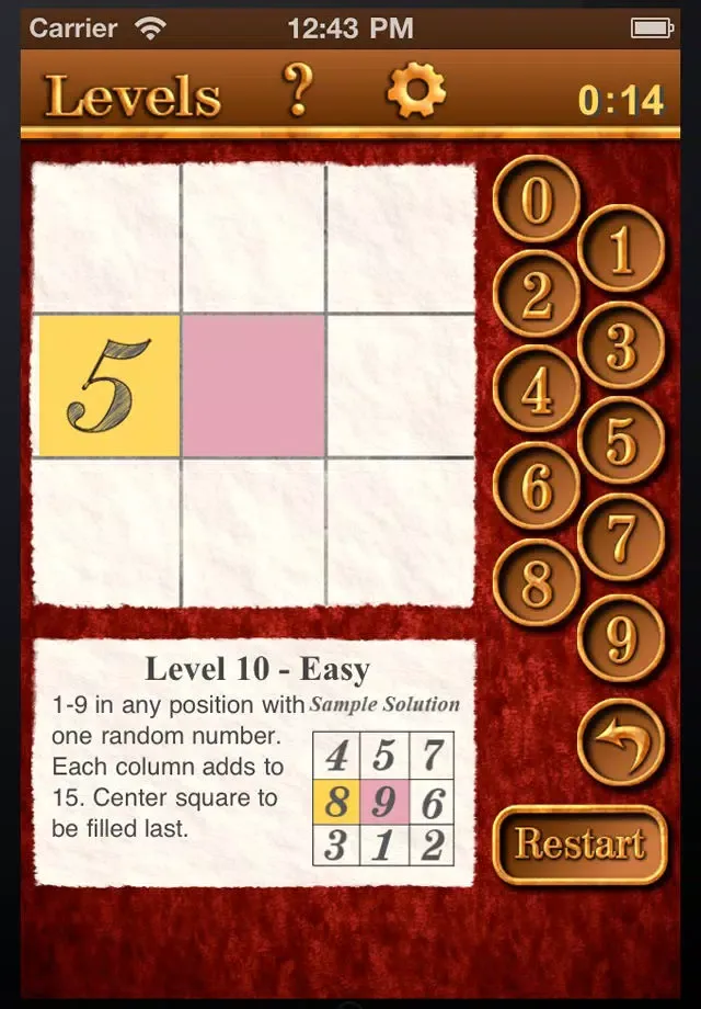 3b3b - Magic Square Puzzle 스크린샷