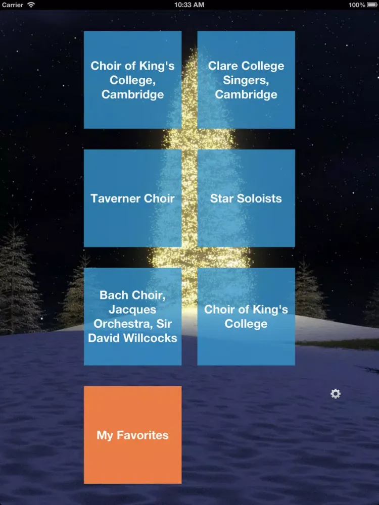 100 Best Christmas Carols iPad  スクリーンショット