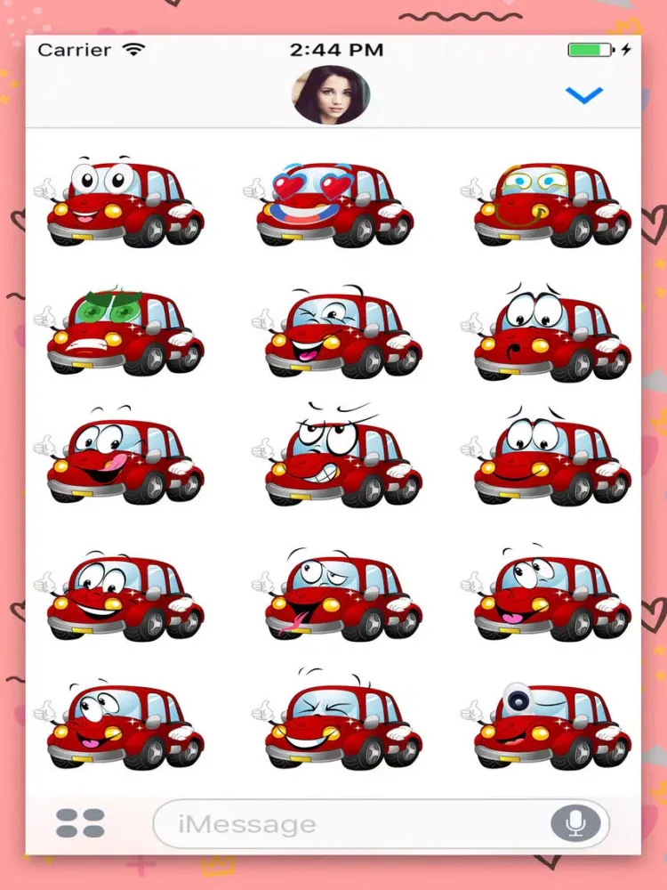 صور Car : Animated Stickers iPad 
