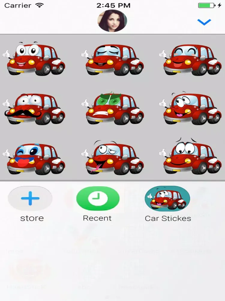 صور Car : Animated Stickers iPad 
