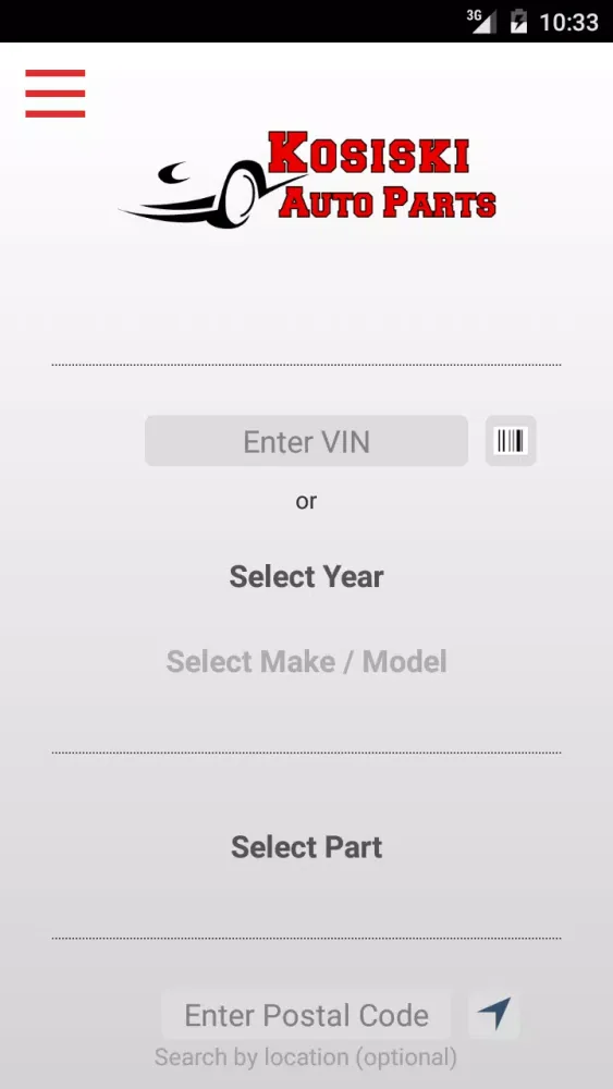 Kosiski Auto Parts Screenshots