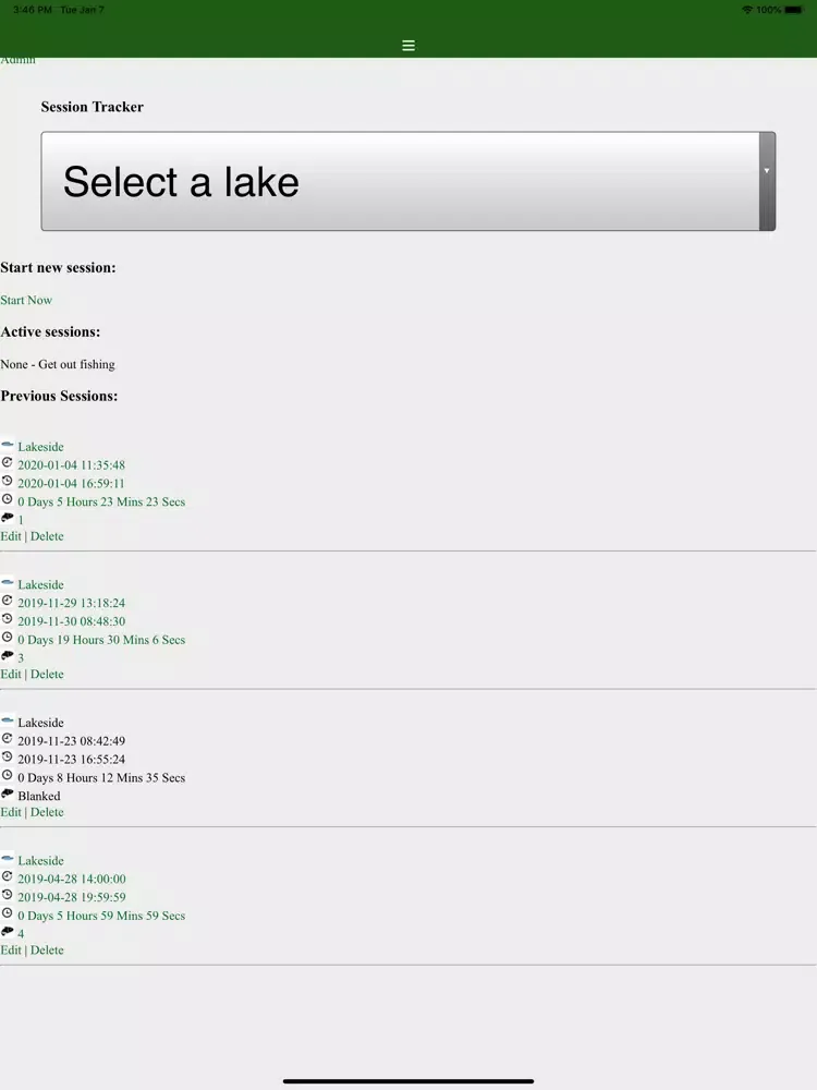 Screenshot di CarpersLog Carp fishing log iPad 