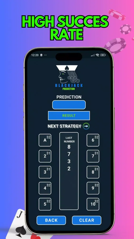 Screenshot di Blackjack Predictor