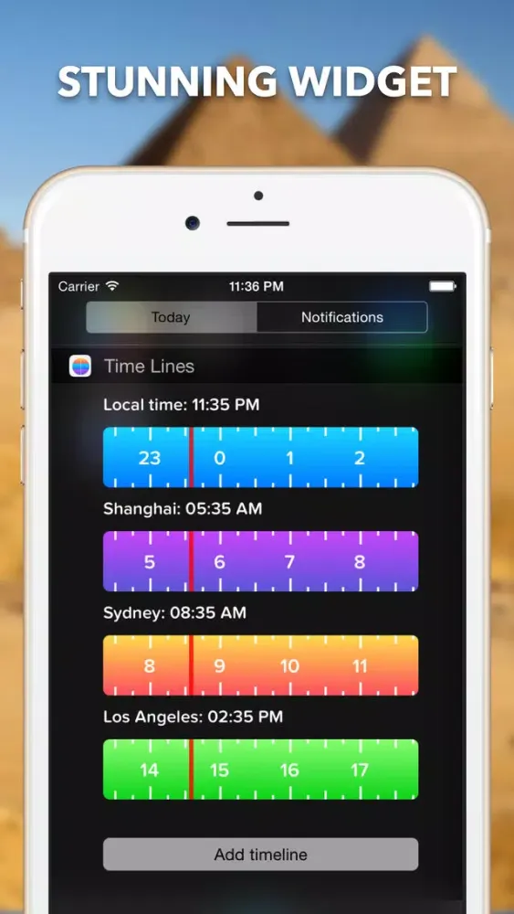 Time Lines - World Clock With Widget স্ক্রিনশট