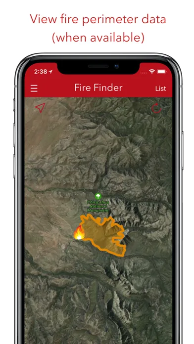Zrzuty ekranu Fire Finder - Wildfire Info