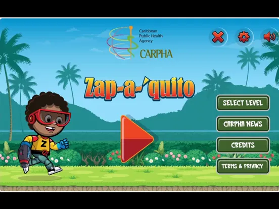 Tangkapan layar Zap-A-Quito iPad 
