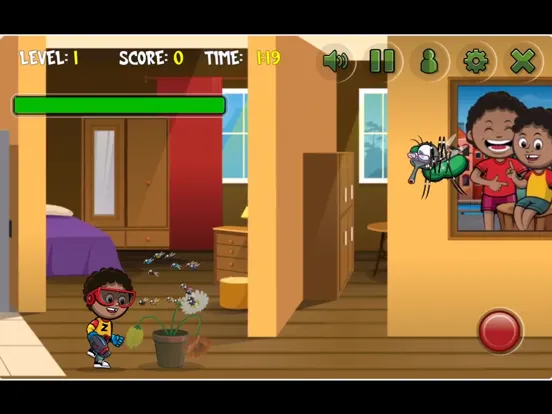 Tangkapan layar Zap-A-Quito iPad 