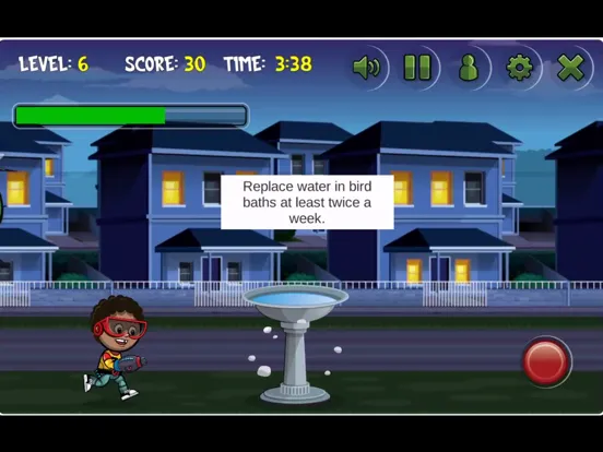 Tangkapan layar Zap-A-Quito iPad 