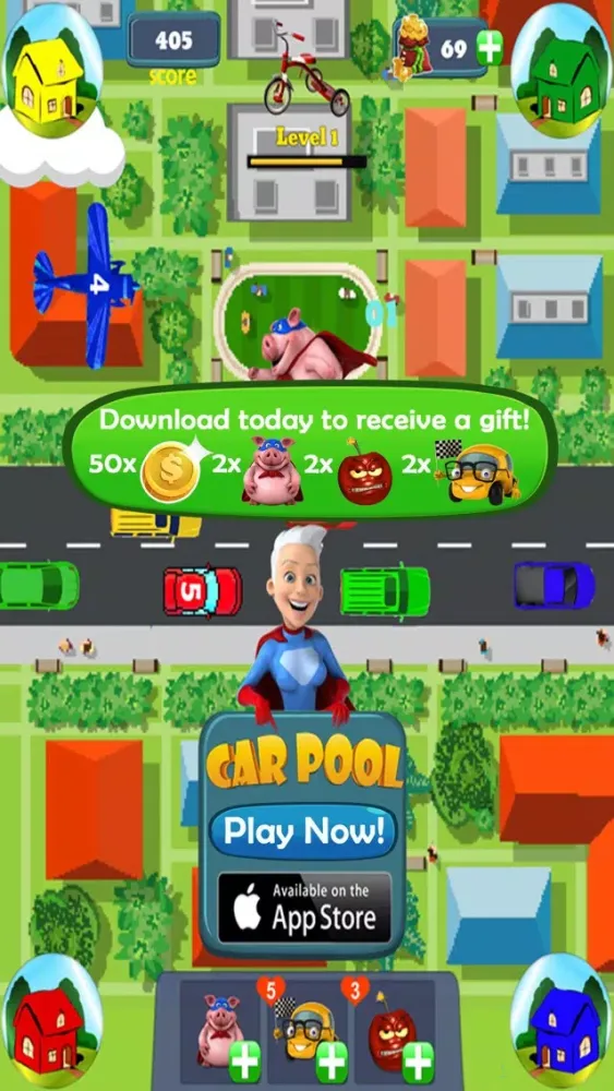 Capturas de tela do CarPool - fun new action game
