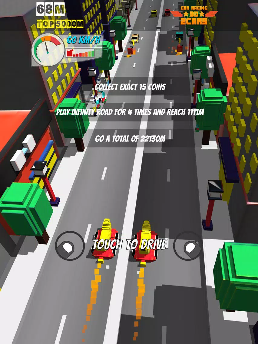 Car Racing - 2Cars 3D iPad 應用截圖