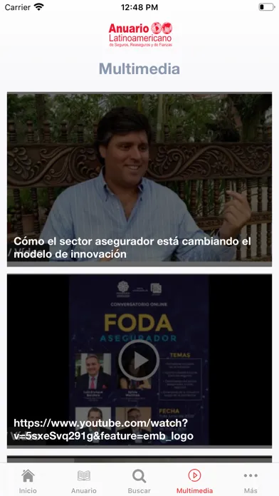Zrzuty ekranu Anuario Latam Seguros