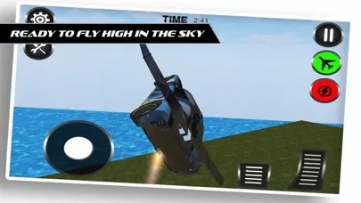 Captures d'écran de Friving Car Flying Game 2017