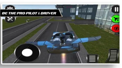 Captures d'écran de Friving Car Flying Game 2017