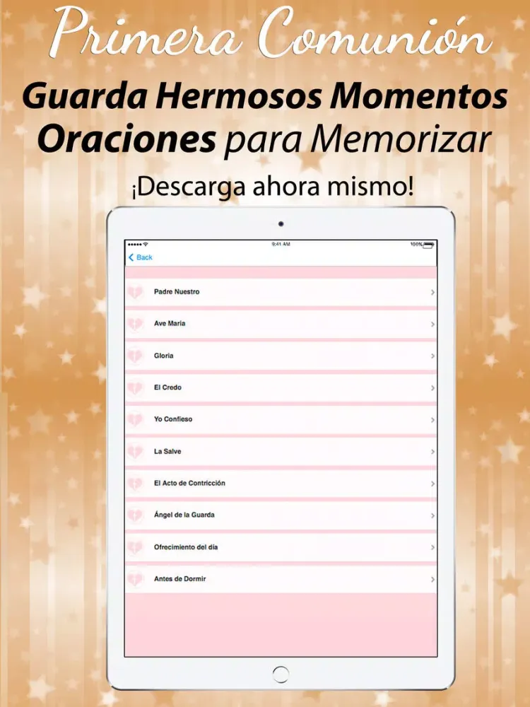Captures d'écran de Marcos para Primera Comunion iPad 