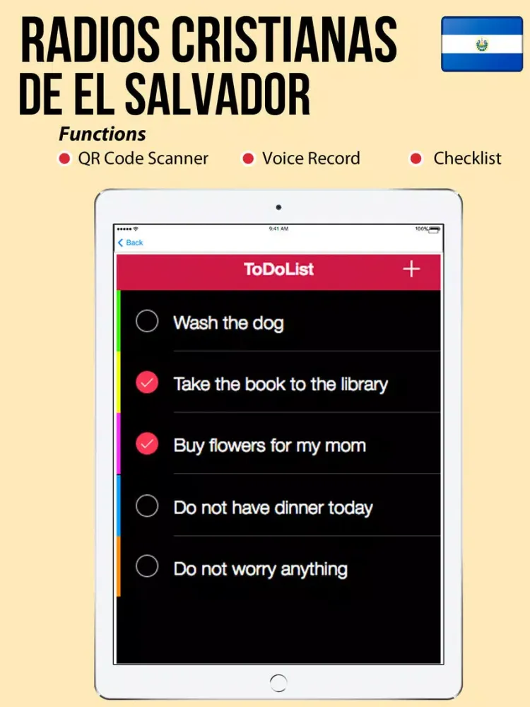Zrzuty ekranu Radios Cristianas de el Salvador iPad 