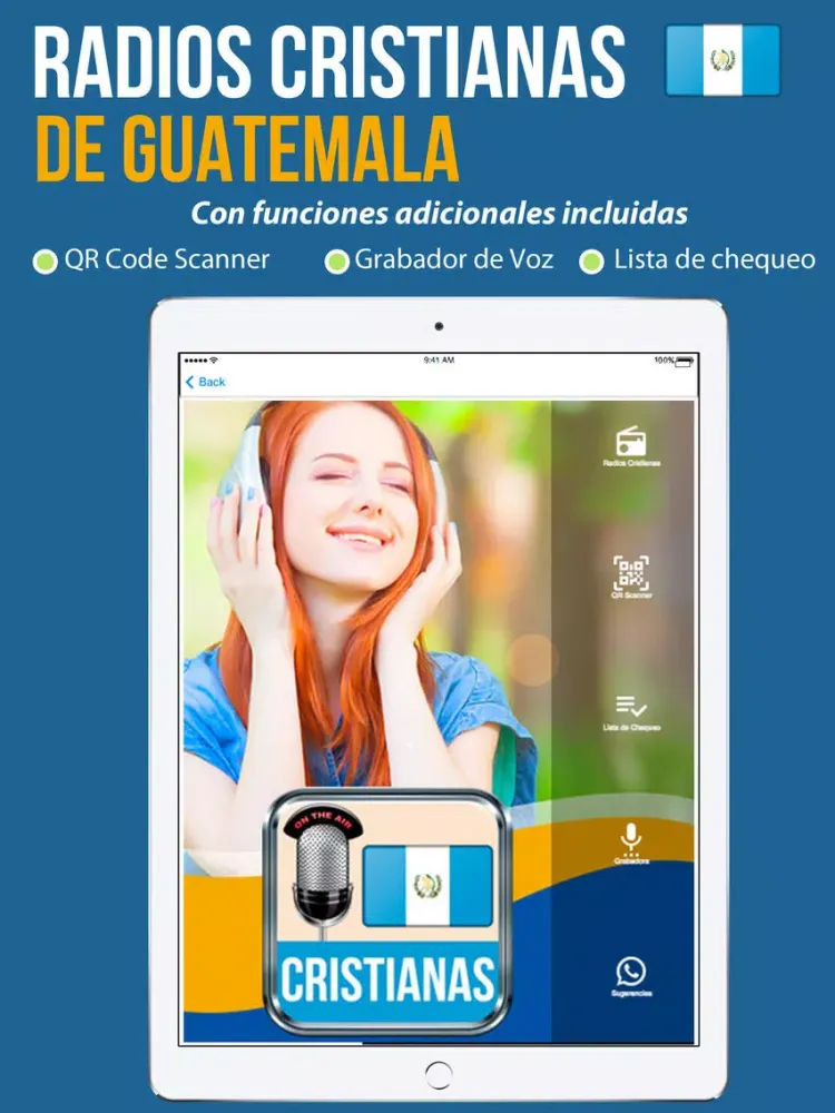 Zrzuty ekranu Radios Cristianas de Guatemala Emisoras AM FM iPad 