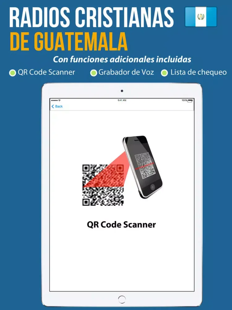 Zrzuty ekranu Radios Cristianas de Guatemala Emisoras AM FM iPad 