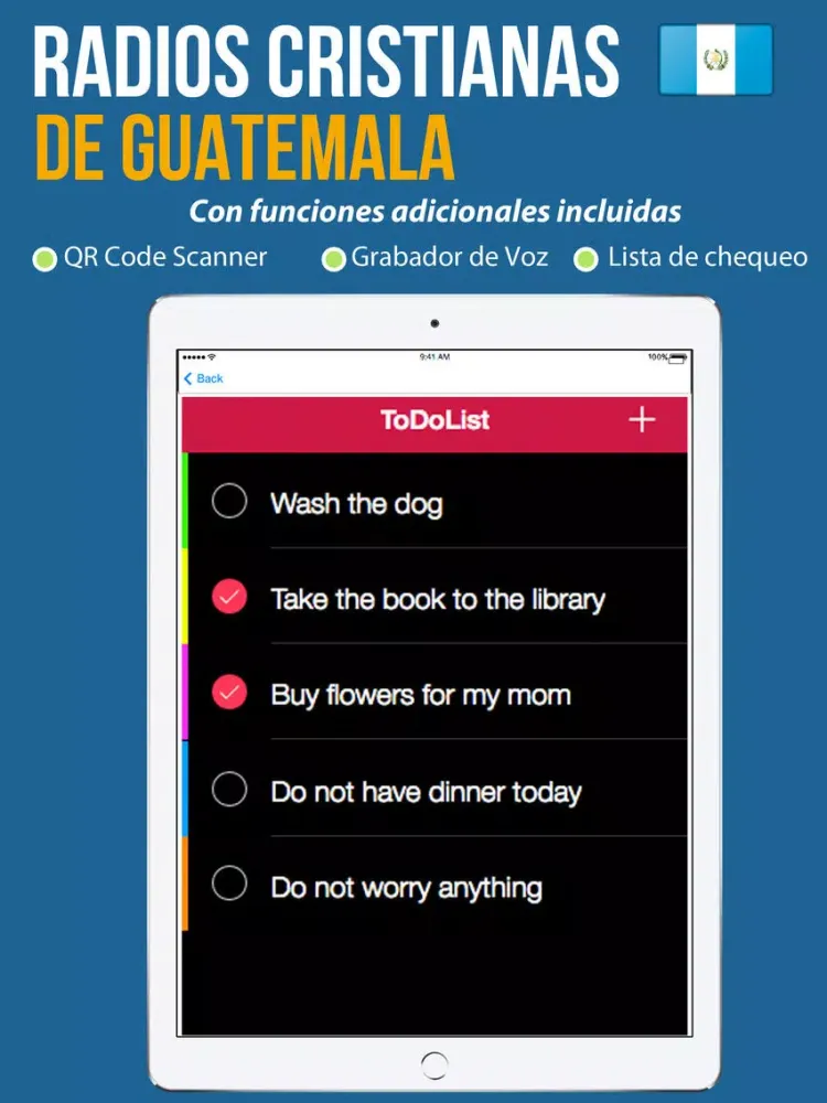 Zrzuty ekranu Radios Cristianas de Guatemala Emisoras AM FM iPad 