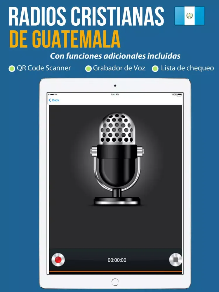 Zrzuty ekranu Radios Cristianas de Guatemala Emisoras AM FM iPad 