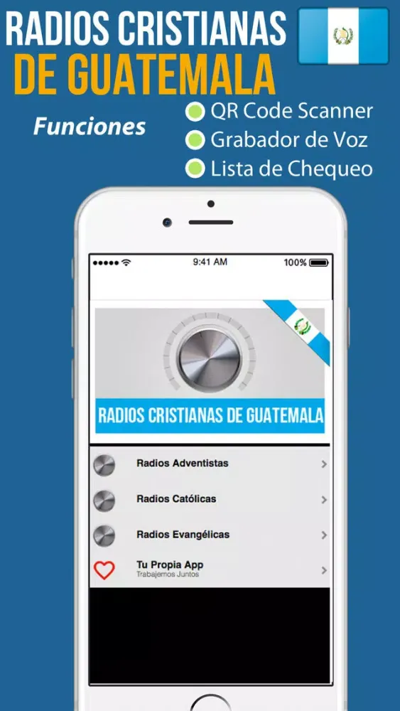 Zrzuty ekranu Radios Cristianas de Guatemala Emisoras AM FM