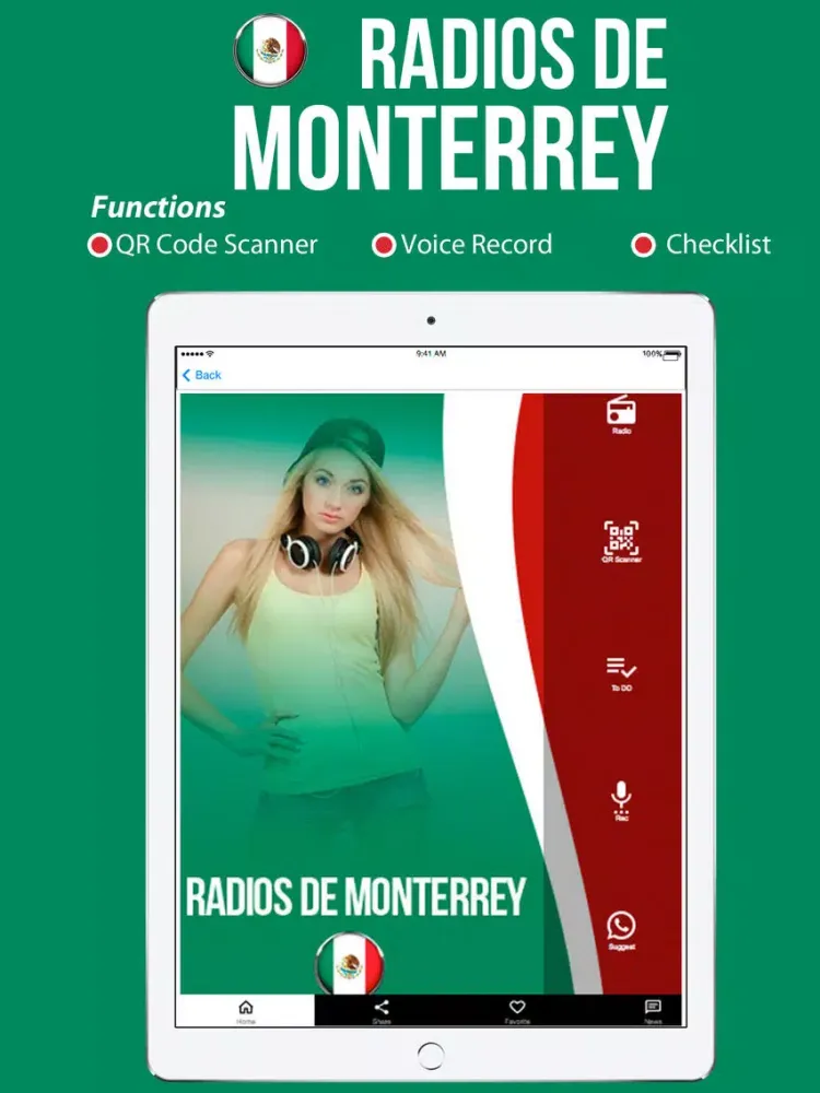 Скриншоты Radios de Monterrey iPad 