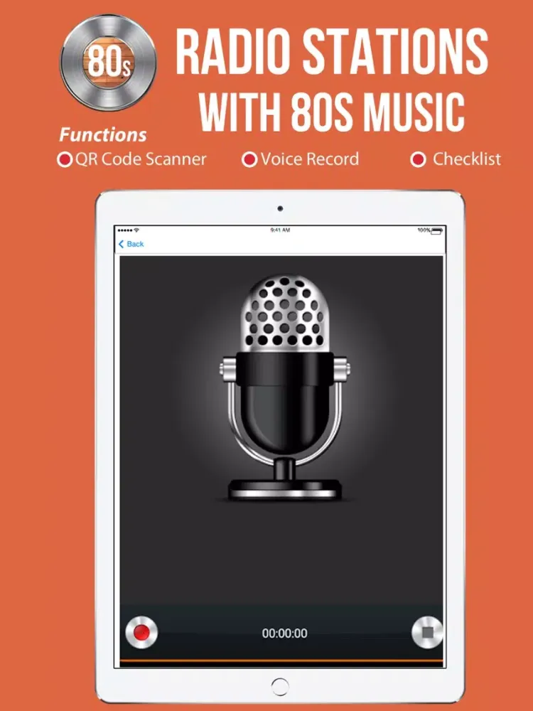 Radio Stations With 80s Music iPad  Screenshots