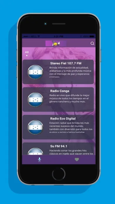 Скриншоты Radios De Honduras En Vivo