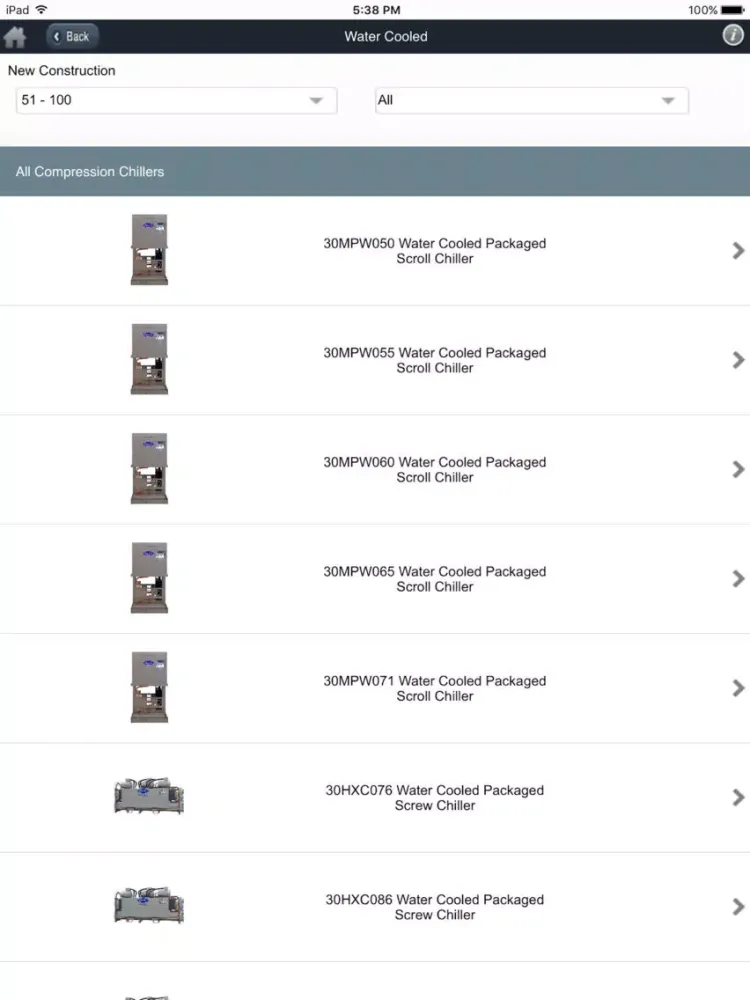 Tangkapan skrin Carrier® Chillers for iPad iPad 